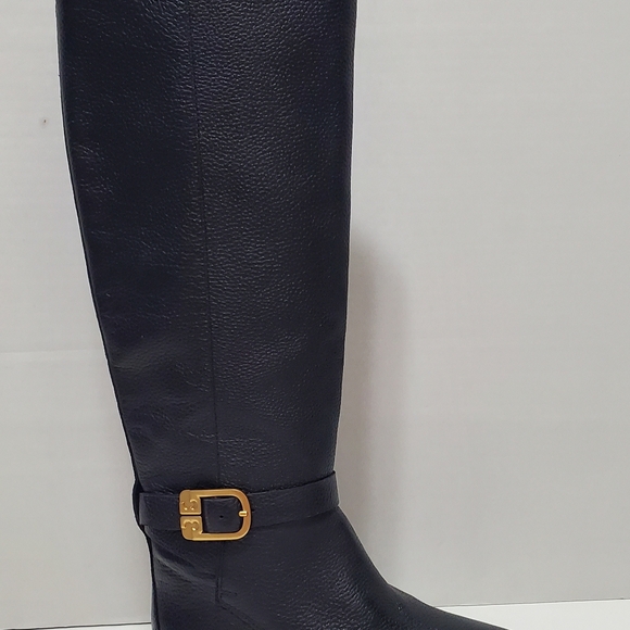 TORYBURCHKNEEBLACKLEATHERBOOTSWOMEN´SSIZE7M